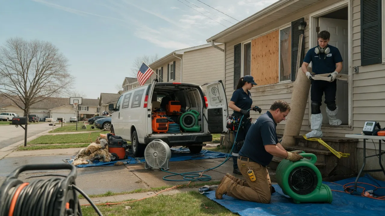 Water Damage Restoration in Mason, TX near me